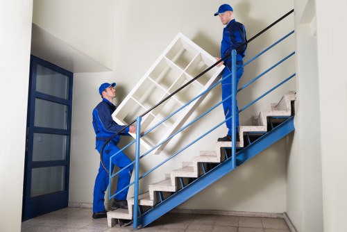 Storage pricing overview with moving boxes and measured load estimate