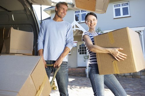 Brentford van move preparation and loading process
